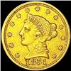 1851 $2.50 Gold Quarter Eagle LIGHTLY CIRCULATED