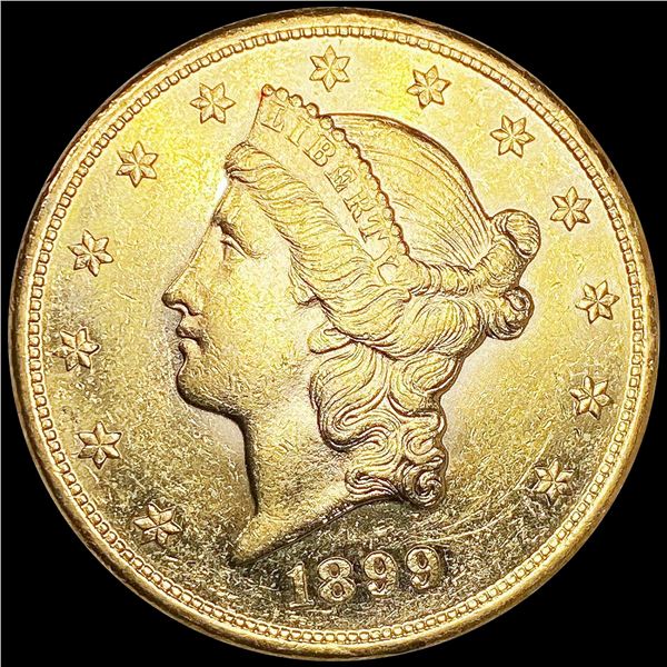 1899-S $20 Gold Double Eagle UNCIRCULATED
