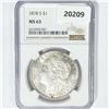 Image 1 : 1878-S Morgan Silver Dollar NGC MS63