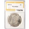 Image 1 : 1878-S Morgan Silver Dollar PGA MS64
