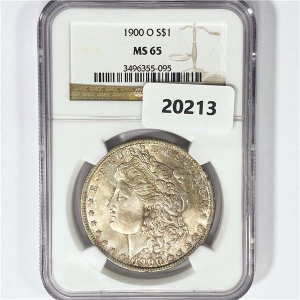 1900-O Morgan Silver Dollar NGC MS65