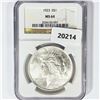 Image 1 : 1923 Silver Peace Dollar NGC MS64
