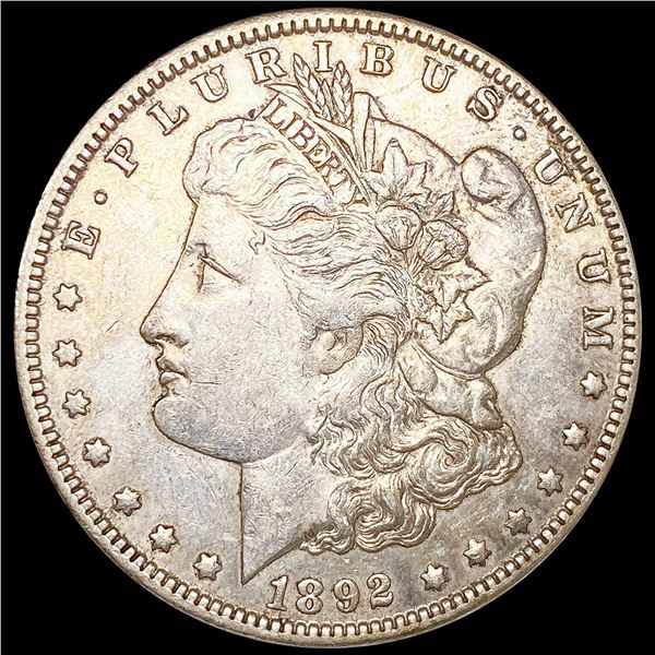 1892-O Morgan Silver Dollar ABOUT UNCIRCULATED
