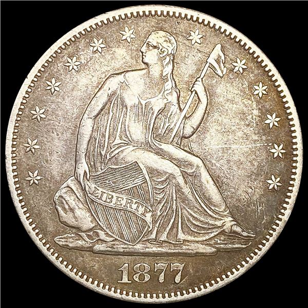 1877-S Seated Liberty Half Dollar CLOSE UNC
