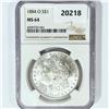 Image 1 : 1884-O Morgan Silver Dollar NGC MS64