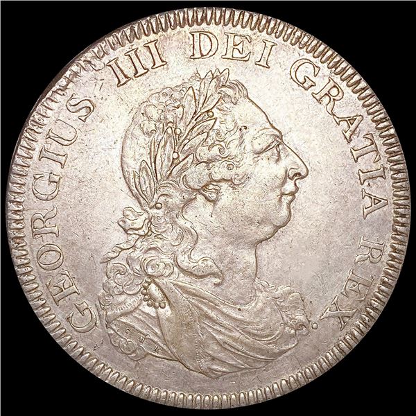1804 ESC-148 England Silver 5 Shilling LIGHT CIRC