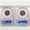 Image 2 : 2006-D Set (2) Jefferson Nickel PCGS MS64 Mint