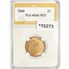 Image 1 : 1868 Two Cent Piece PGA MS66 RED