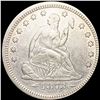 Image 1 : 1873 Arrows Seated Liberty Quarter CLOSE UNC