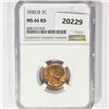 Image 1 : 1930-D Wheat Cent NGC MS66 RD
