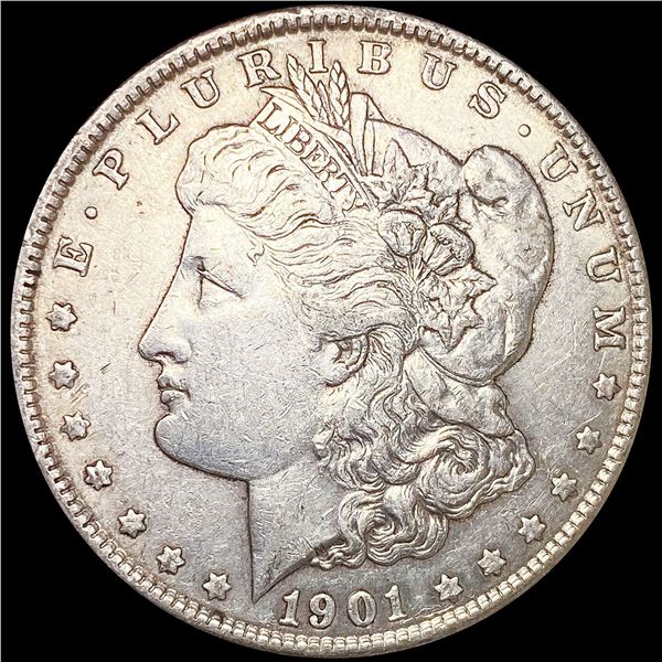 1901 Morgan Silver Dollar ABOUT UNCIRCULATED