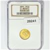 Image 1 : 1906 $2.50 Gold Quarter Eagle NGC MS63