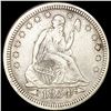 Image 1 : 1854 Arrows Seated Liberty Quarter UNCIRCULATED