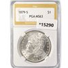 1879-S Morgan Silver Dollar PGA MS63