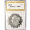 Image 1 : 1885-O Morgan Silver Dollar PGA MS65+ DMPL
