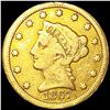 1867-S $2.50 Gold Quarter Eagle NICE CIRCULATED