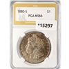 1880-S Morgan Silver Dollar PGA MS66
