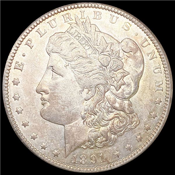 1891-CC Morgan Silver Dollar CLOSE UNCIRCULATED