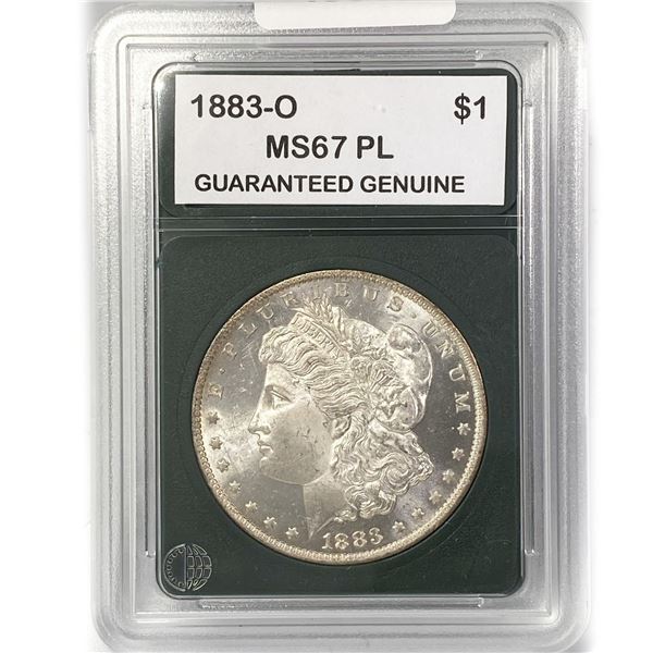 1883-O Morgan Silver Dollar GG MS67 PL