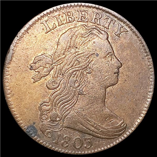 1803 Large Cent NEARLY UNCIRCULATED