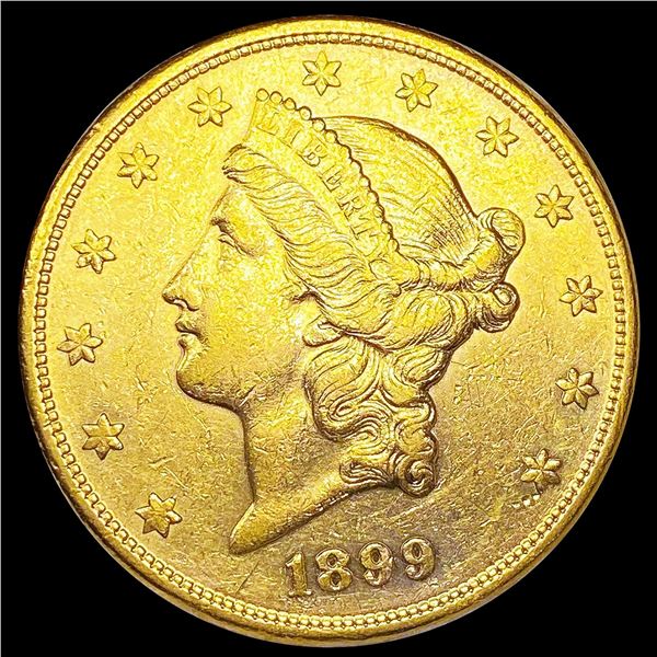 1899-S $20 Gold Double Eagle UNCIRCULATED