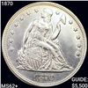 Image 1 : 1870 Seated Liberty Dollar UNCIRCULATED +