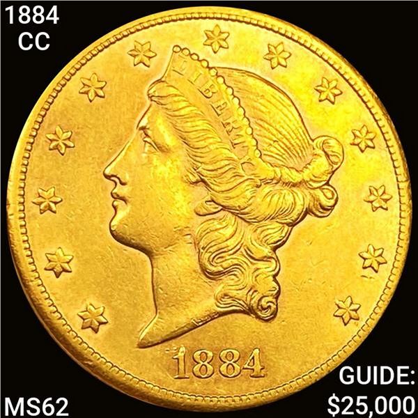 1884-CC $20 Gold Double Eagle UNCIRCULATED