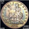 1878-CC Silver Trade Dollar CHOICE AU