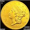 1854-S $20 Gold Double Eagle UNCIRCULATED