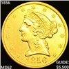 1856 $5 Gold Half Eagle UNCIRCULATED