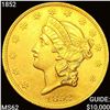 1852 $20 Gold Double Eagle UNCIRCULATED