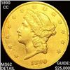 Image 1 : 1890-CC $20 Gold Double Eagle UNC DETAIL