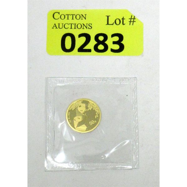 3 Gram .999 Fine Gold 2023 Panda Coin 