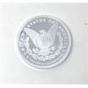 Image 2 : 1 Oz .999 Silver Morgan Head Round with Decoder Back 