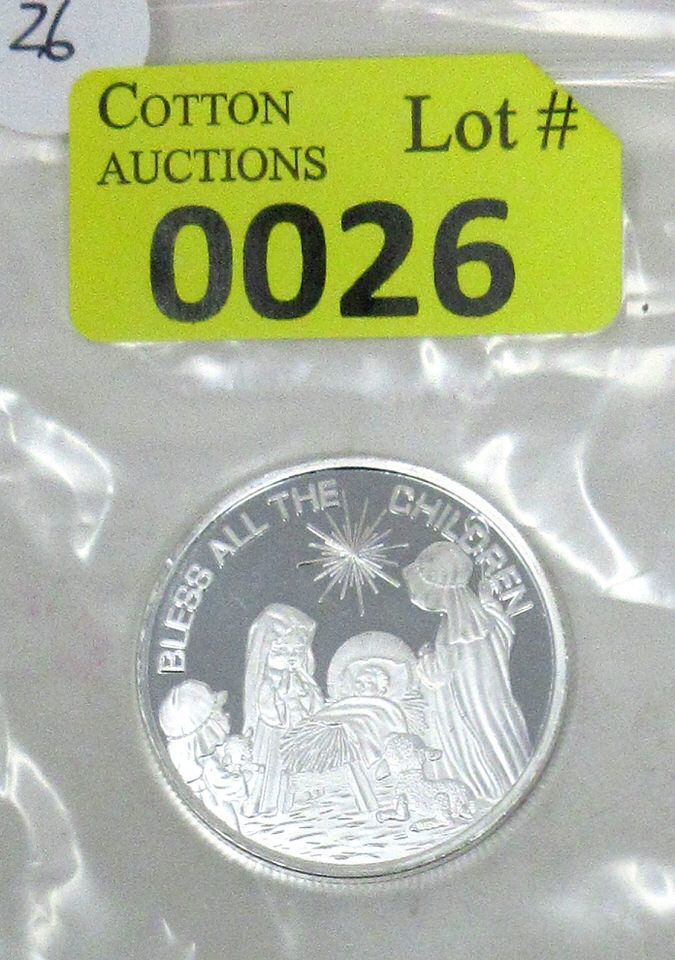 Child Silver Rounds 1 Oz .999 Silver