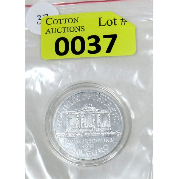1 Oz .999 Silver 2013 Philharmoniker Coin