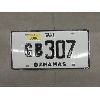 Image 1 : Bahamas Taxi License Plate - Single Plate 