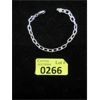 Image 1 : New 7.5" Italian Sterling Silver Chain Bracelet