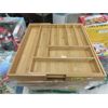 Image 1 : 3 New Expandable Bamboo Drawer Organizers