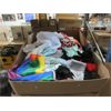 Image 1 : Skid of Overstock Clothing & Soft Household Goods