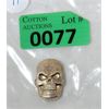 Image 1 : 1 Oz .999 Silver 2D Skull Bar