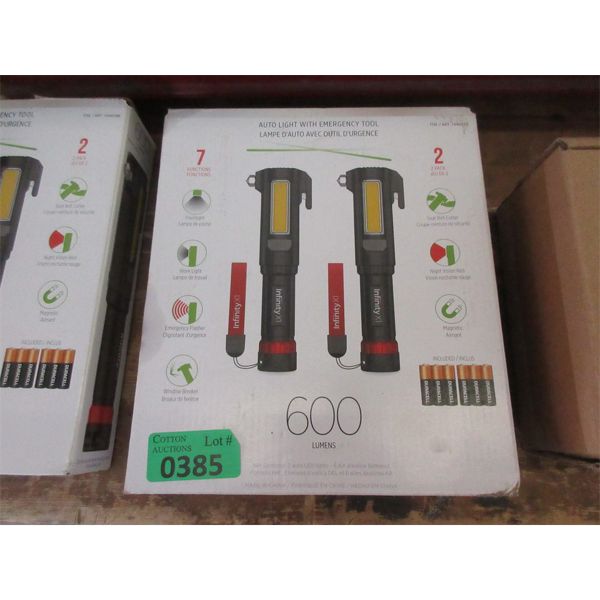 Twin Pack Auto Light & Emergency Tool Set