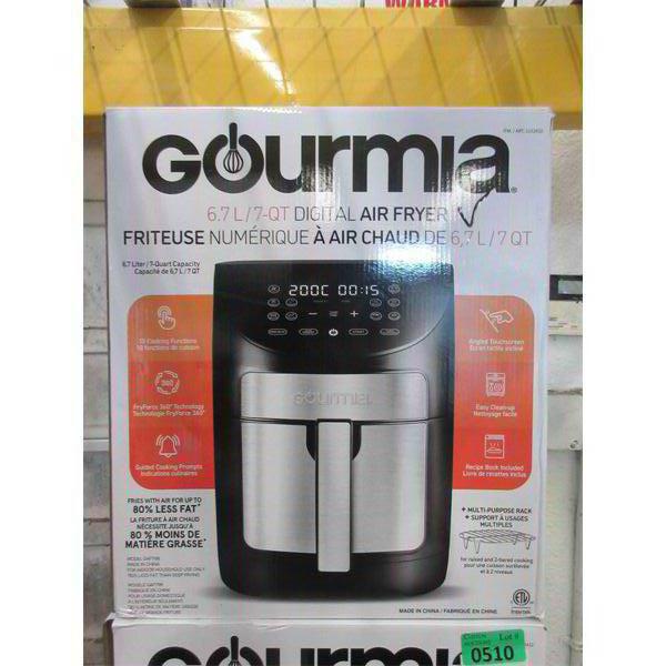 Gourmia 6.9 L Digital Air Fryer - Open Box