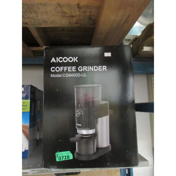 3 AICOOK Coffee Grinders - CG9400D-UL