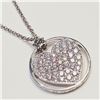 Image 2 : Silver Cubic Zirconia  Necklace,