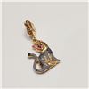 Image 2 : 18K Yellow Gold Cat Shape  Pendant (~weight 3g)