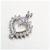 Image 2 : Silver Cubic Zirconia  Pendant, Suggested Retail Value $50