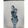 Image 2 : Beautiful Murano Glass Figure " The Lovers" By Famous Master Sergio Rossi in Rare Mulberry Glass.