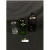 Image 1 : Vintage Specimen Bottle & 3 Coloured Medical Bottles