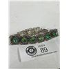 Image 2 : Lovely Art Deco Silver Filagree Bracelet-11 Panels & Beautful Secure Catch
